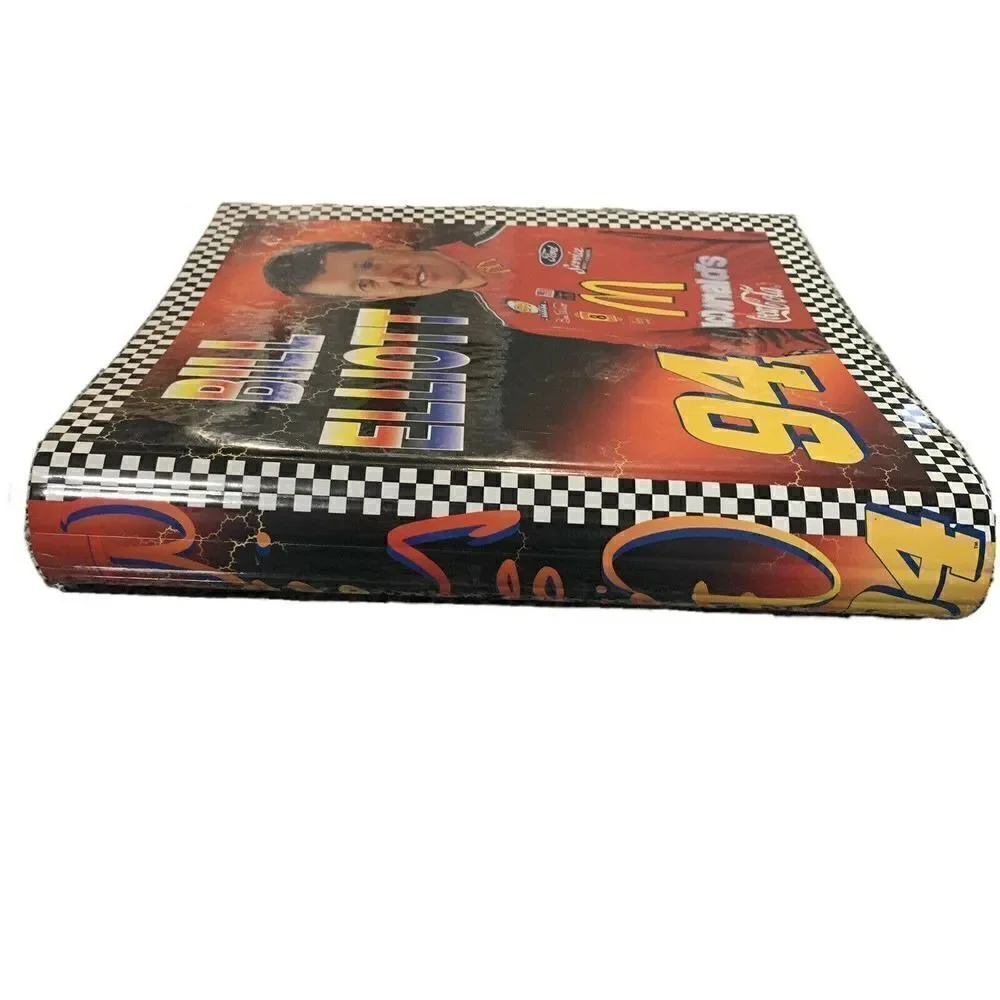 Bill Elliott Vintage 1998 Nascar Three Ring Binder 94 McDonalds Coca Cola 1.5 In
